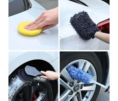 Automobilių Šepetėlių Rinkinys Įvairiaspalvis Poliratanas