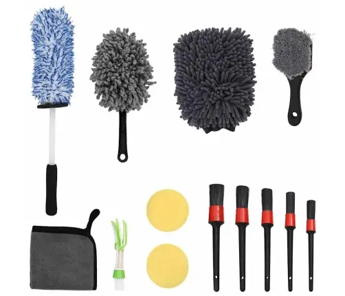 Automobilių Šepetėlių Rinkinys Įvairiaspalvis Poliratanas