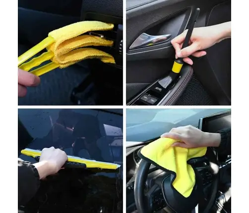 Auto Harja Komplekt Mitmevärviline Polürotang