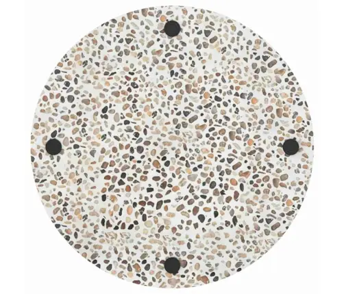 Saulessarga Pamatne Daudzkrāsains Un Melns 45 X 45 X 40 Cm Vidaxl