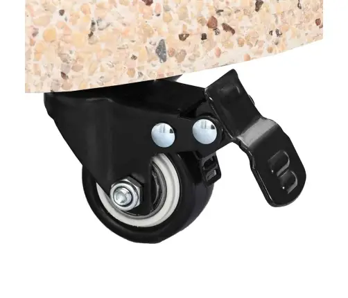 Ratiņu Parasola Pamatne 37/42/52/58Mm Rāmjiem Dzeltenā Betonā Vidaxl