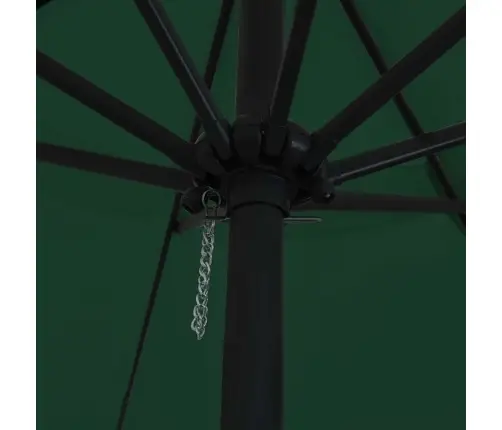 Sodo Skėtis Žalia Ir Juoda 395 X 395 X 245 Cm