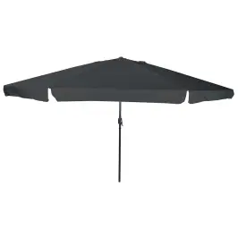 Dārza Parasols Antracīts Un Melns 395 X 395 X 245 Cm Vidaxl