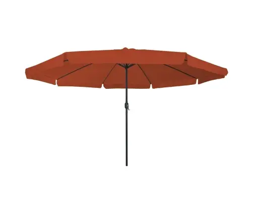 Sodo Skėtis Raudona Ir Juoda 395 X 395 X 245 Cm