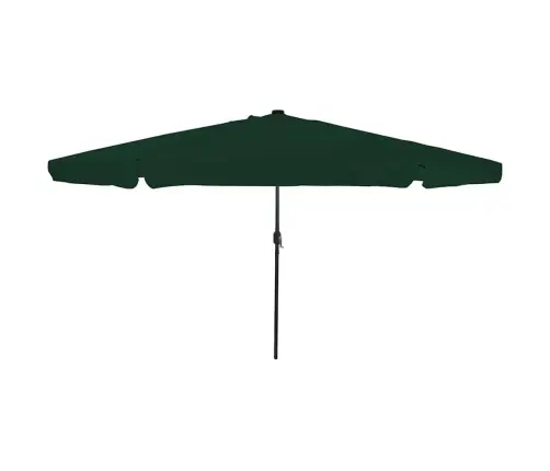 Dārza Parasols Meža Zaļa 395 X 395 X 245 Cm Poliestera, Tērauda Vidaxl