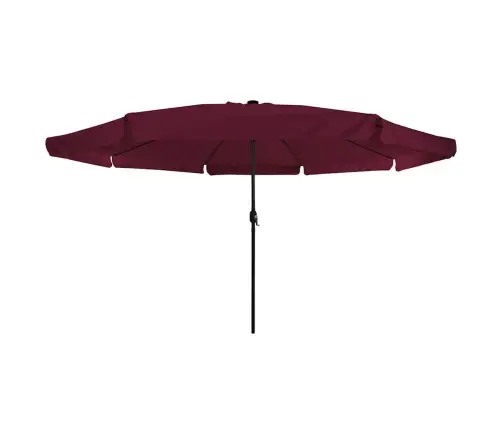 Aedapara Punane Ja Must 395 X 395 X 245 Cm Polüester Ja Teras