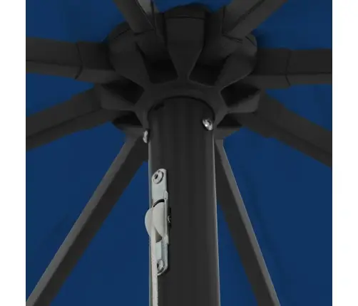 Sodo Skėtis Azurblau 395 X 395 X 245 Cm Poliesteris