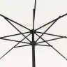 Kvadrātveida Dārza Parasol 295 X 245 Cm Smilšu Baltā Vidaxl