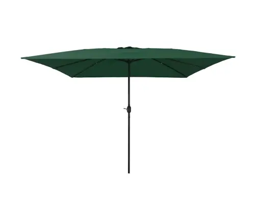Kvadrātveida Dārza Parasol 295 X 295 Cm Zaļš Vidaxl