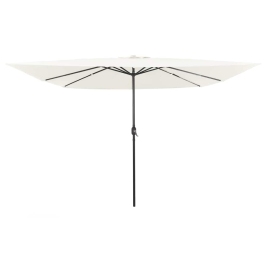 Sodo Skėtis Balta Ir Juoda 295 X 295 X 245 Cm