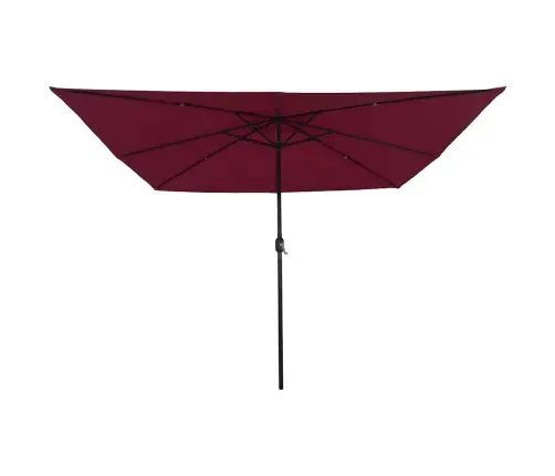 Aedapara Punane Ja Must 295 X 295 X 245 Cm Polüester Ja Teras