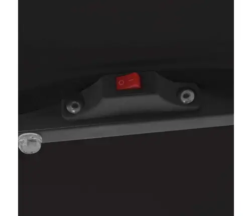 Melns Kvadrātveida Dārza Saules Lukturis Ar Led Gaismām 295X245 Cm Vidaxl