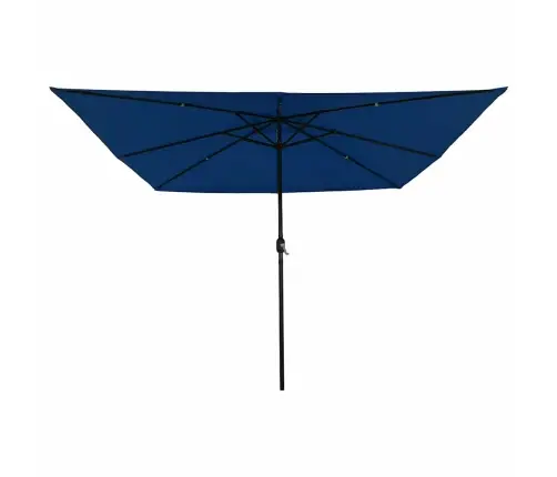 Sodo Skėtis Azurblau 295 X 295 X 245 Cm Poliesteris Ir Plienas