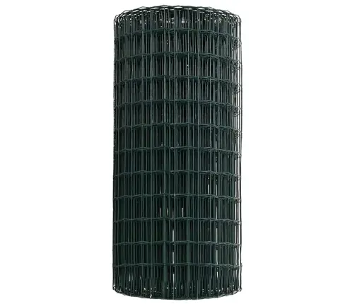 Euroopa Aed Roheline 0,4 X 10 M Pvc-Kaetud Raud