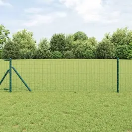 Euro Tvora Žalia 0.8 X 25 M Pvc Padengta Geležis