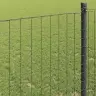 Eiropas Žogs Pelēks 1.4X10 M Tērauds Vidaxl