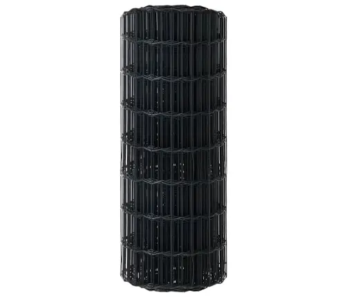 Eiropas Žogs Pelēks 0.4X10 M Tērauds Vidaxl