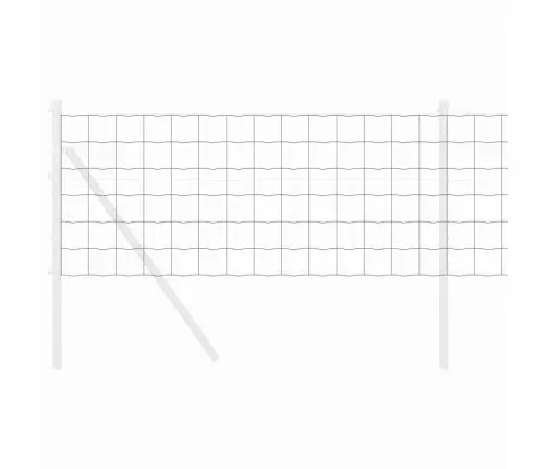 Eiropas Žogs Pelēks 0.6X10 M Tērauds Vidaxl