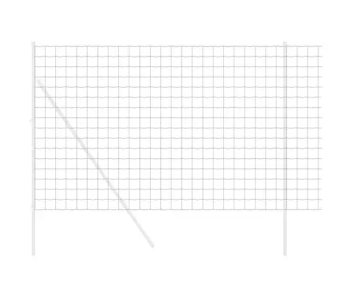 Eiro Žogs Pelēks 1.6X10 M Tērauds Vidaxl