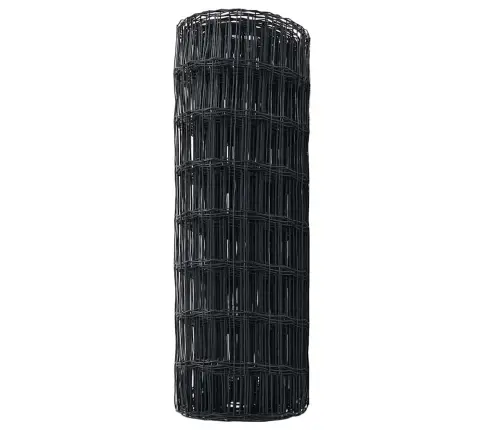 Pelēks Eiropas Žogs 0.4X10 M Tērauds Vidaxl