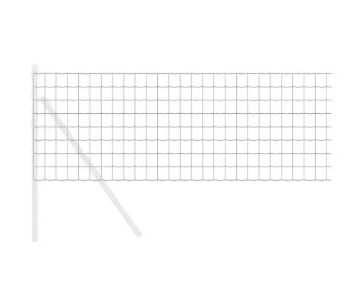 Pelēks Eiropas Žogs 0.4X10 M Tērauds Vidaxl