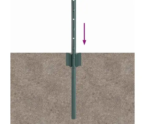 Sudraba Žogu Stabi 44 Pcs Zaļa 100 X 0.4 M Tērauds Vidaxl