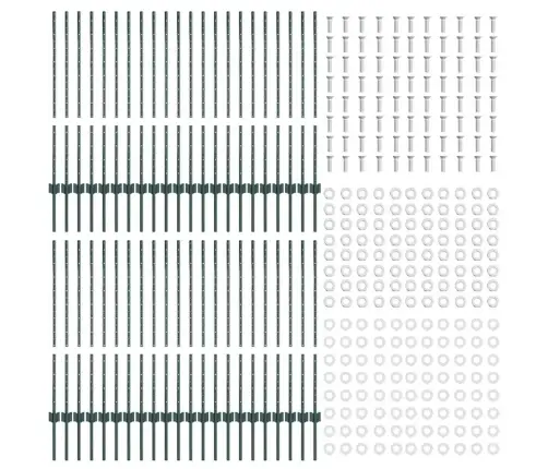 Aiapost 44 Pcs Roheline 140 Cm Teras