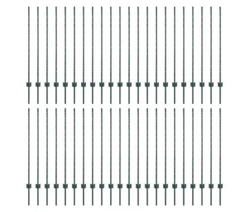 Sudraba Žogu Stabi 44 Pcs Zaļa Vidaxl