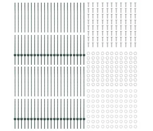 Aiapost 44 Pcs Roheline 180 Cm Teras
