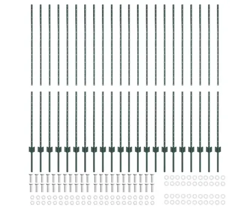 Aiapost 22 Pcs Roheline 200 Cm Teras