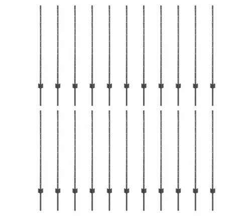 Sudraba Žogu Stabi 44 Pcs Pelēka 150 Cm Augstums Metāla Vidaxl