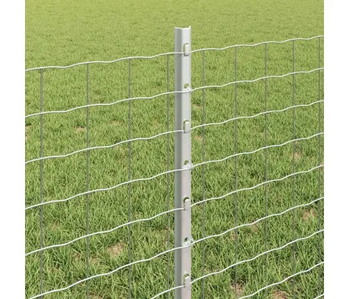 Žoga Stabi 44 Pcs Sudraba 100 X 0.6 Metri Cinkots Tērauds Vidaxl