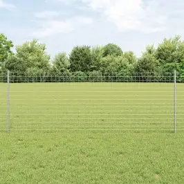 Tvorelių Stulpai 22 Pcs Sidabro 120 Cm Plienas