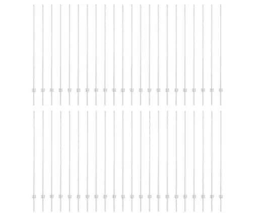 Aiapostid 88 Pcs Hõbedane 200 Cm Teras