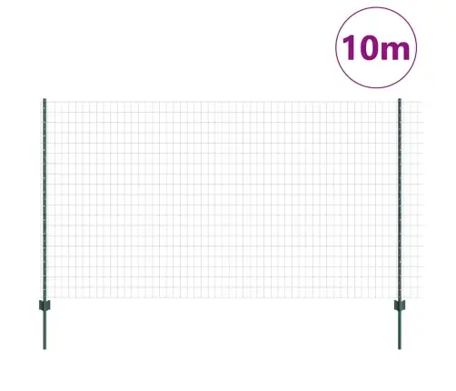 Euro Žogs Ar 5 U Stabiem Zaļš 1.4X10 M Tērauds Vidaxl