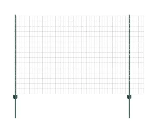 Tvora Su Stulpais Žalia 1.5 X 10 M Plienas