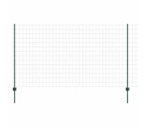 Eiropas Žogs Ar 5 U Stabiem Zaļš 1,4X10 M Tērauds Vidaxl