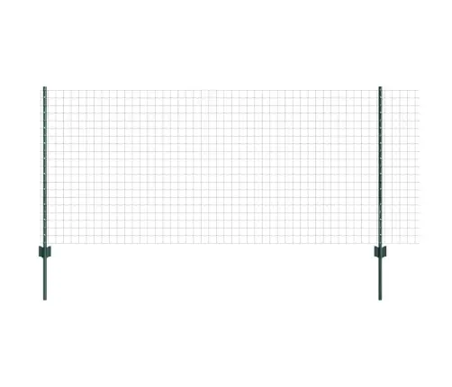 Eiropas Žogs Ar 11 U Stabiem Zaļš 1X25 M Tērauds Vidaxl