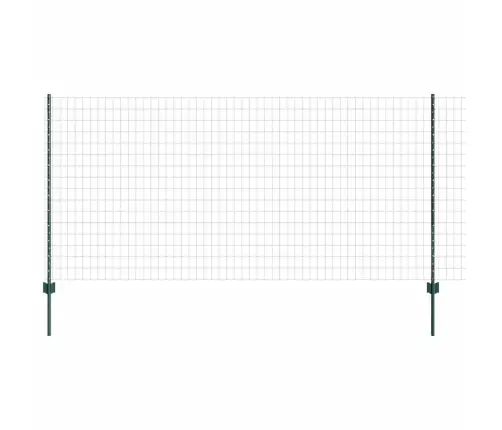 Eiropas Žogs Ar 11 U Veida Stabiem Zaļā Krāsā 1,2X25 M Tērauds Vidaxl
