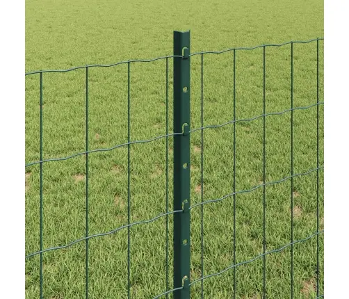 Eiropas Žogs Ar 11 U Stabiem Zaļš 0,8X25 M Tērauds Vidaxl