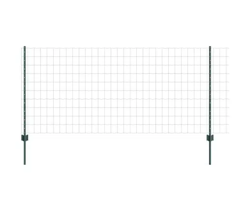 Euro Žogs Ar 11 U Statņiem Zaļš 1X25 M Tērauds Vidaxl