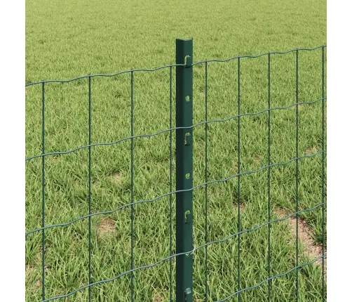 Eiropas Žogs Ar 22 U Stabiņiem Zaļš 0,4X50 M Tērauds Vidaxl