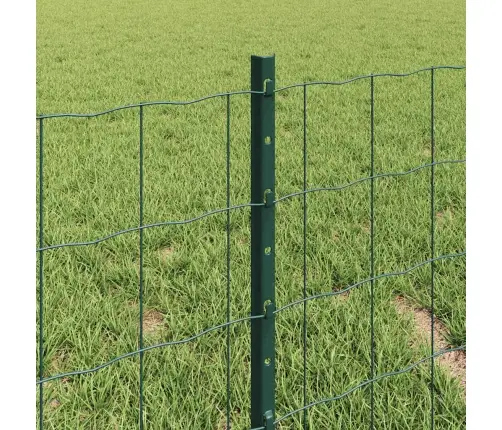 Tvora Su Stulpais Žalia 0.4 X 50 M Plienas