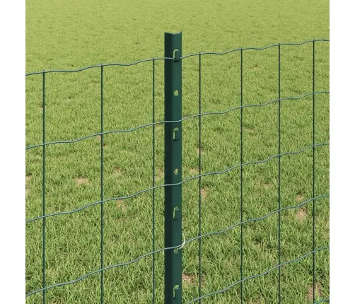 Dārza Žogu Komplekts 2 Gabali Zaļš Tērauds 25 X 0.8 M Izturīgs Vidaxl