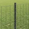 Eiropas Žogs Ar 5 U Pāļiem Pelēks 0.6X10 M Tērauds Vidaxl