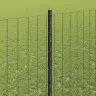 Eiro Žogs Ar 10 U Stabiem Pelēks 1,4X10 M Tērauds Vidaxl Eiro Žogs Ar 10 U Stabiem Pelēks 1,4X10 M Tērauds Vidaxl