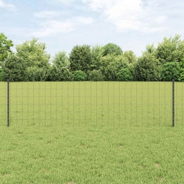 Tvora Su Stulpais Pilka 0.6 X 10 M Plienas