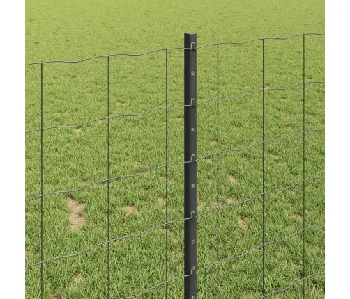 Dārza Žogu Komplekts 2 Gabalu Komplekts Pelēks Vidaxl