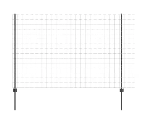 Tvora Su Stulpais Pilka 1,5 X 10 M Plienas