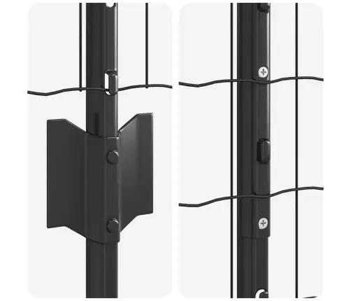 Tvora Su Stulpais Pilka 1 X 25 M Plienas